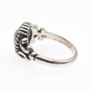 Brighton 925 Sterling Silver Vintage Modernist Oxidized Ring Size 4.75 image 4