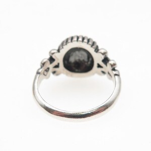 Brighton 925 Sterling Silver Vintage Modernist Oxidized Ring Size 4.75 image 5