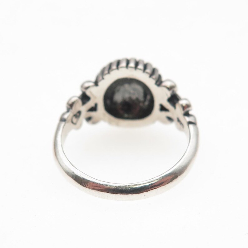 Brighton 925 Sterling Silver Vintage Modernist Oxidized Ring Size 4.75 image 5