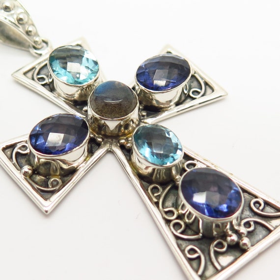 925 Sterling Silver Nicky Butler Real Multi-Color… - image 4