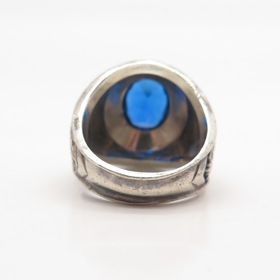 925 Sterling Silver Vintage Glass 1970 "St. Franc… - image 3