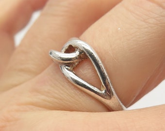 925 Sterling Silver Vintage Knot Design Ring Size 7 3/4 - Etsy