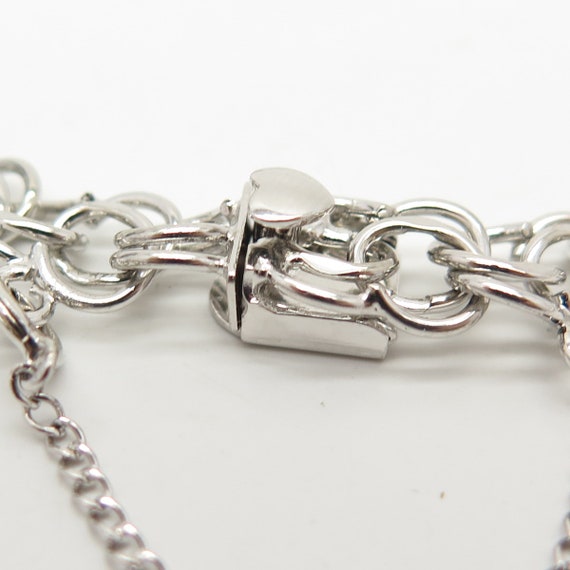 アクセサリー Vintage Silver 925 Multi Links Bracelet 925 Sterling Silver Vintage Multi-rolo Link Bracelet 7