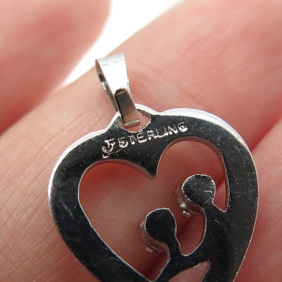 ⑰jours heureux original heart FELICE JF 925 Sterling Silver Antique Art Deco Rhinestone Heart