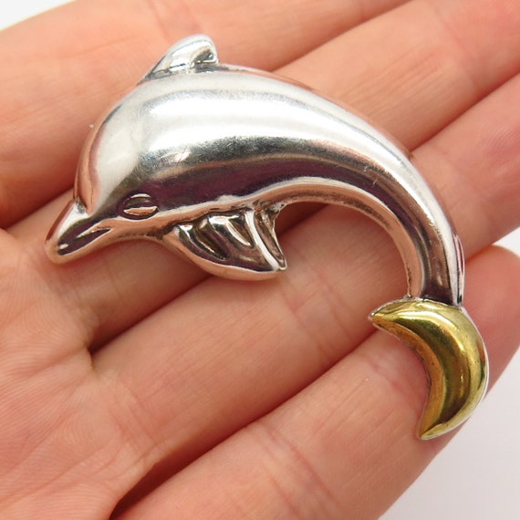 925 Sterling Silver Vintage Mexico Friendly Dolph… - image 1