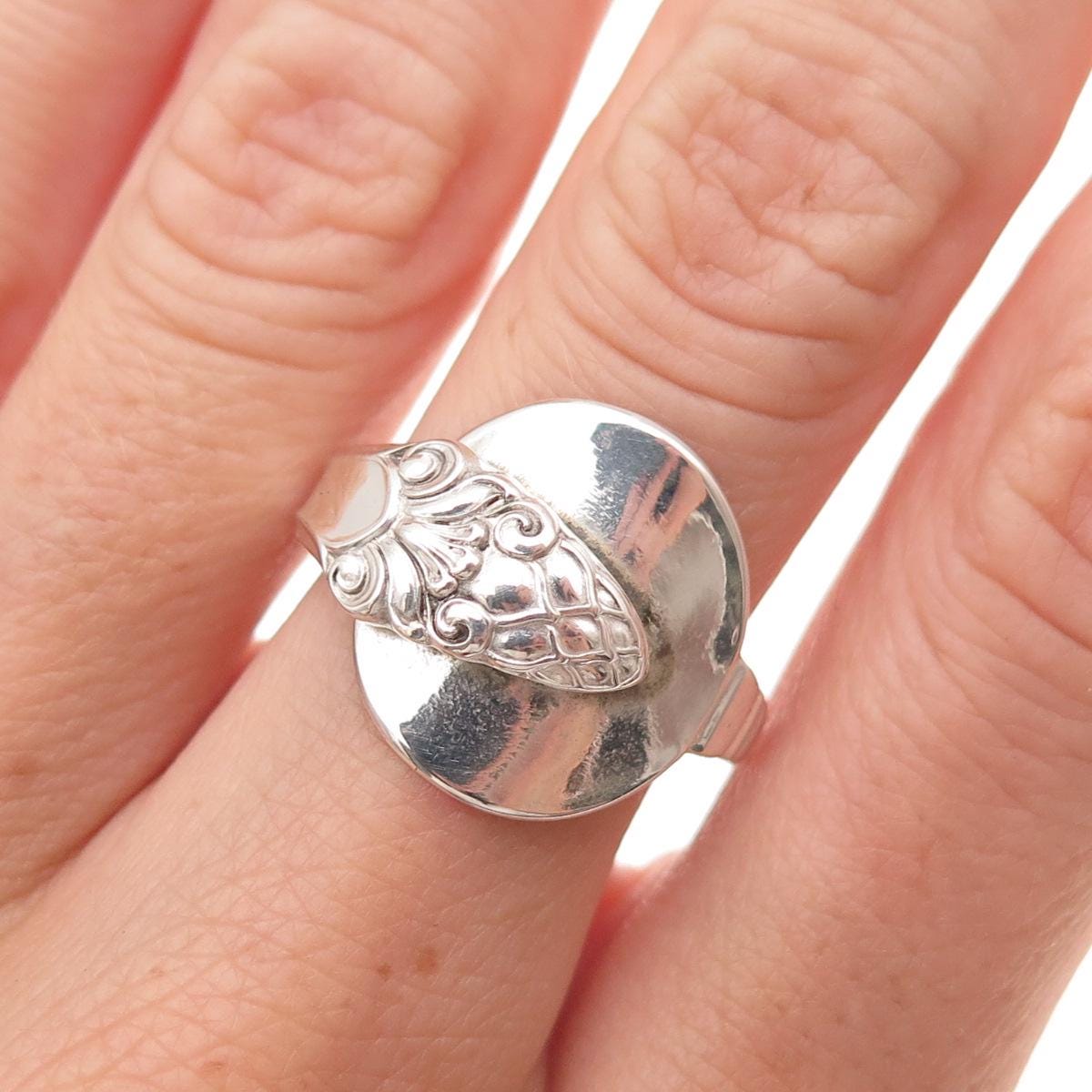Gorham Silver Spoon Ring - Etsy
