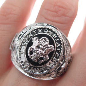 Vintage Us Army Ring - Etsy