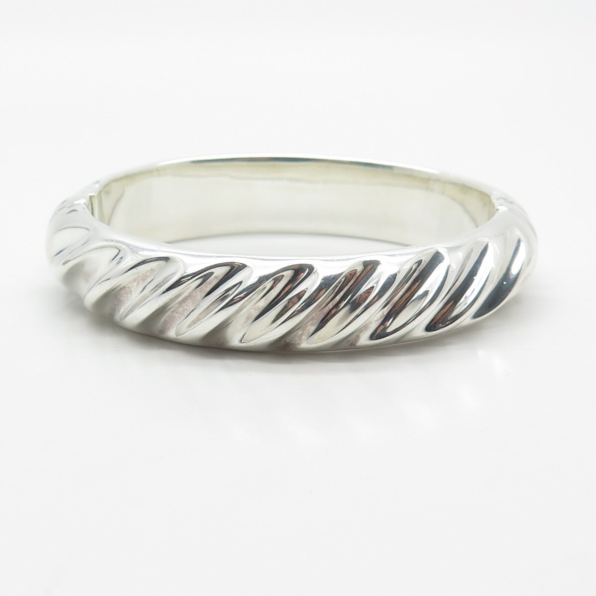 Ameri VINTAGE SAND LIKE BANGLE シルバーバングル