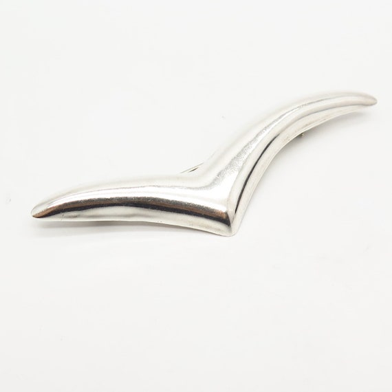 925 Sterling Silver Vintage Mexico Seagull Silhou… - image 3