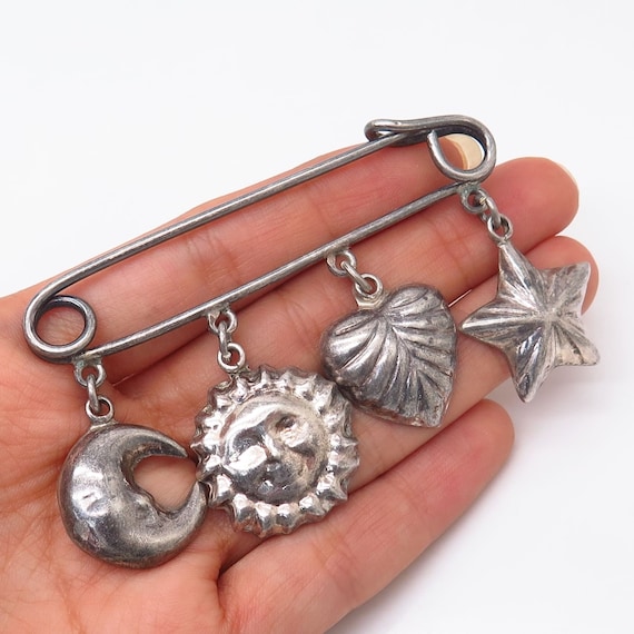 925 Sterling Silver Vintage Mexico Dangling Charm