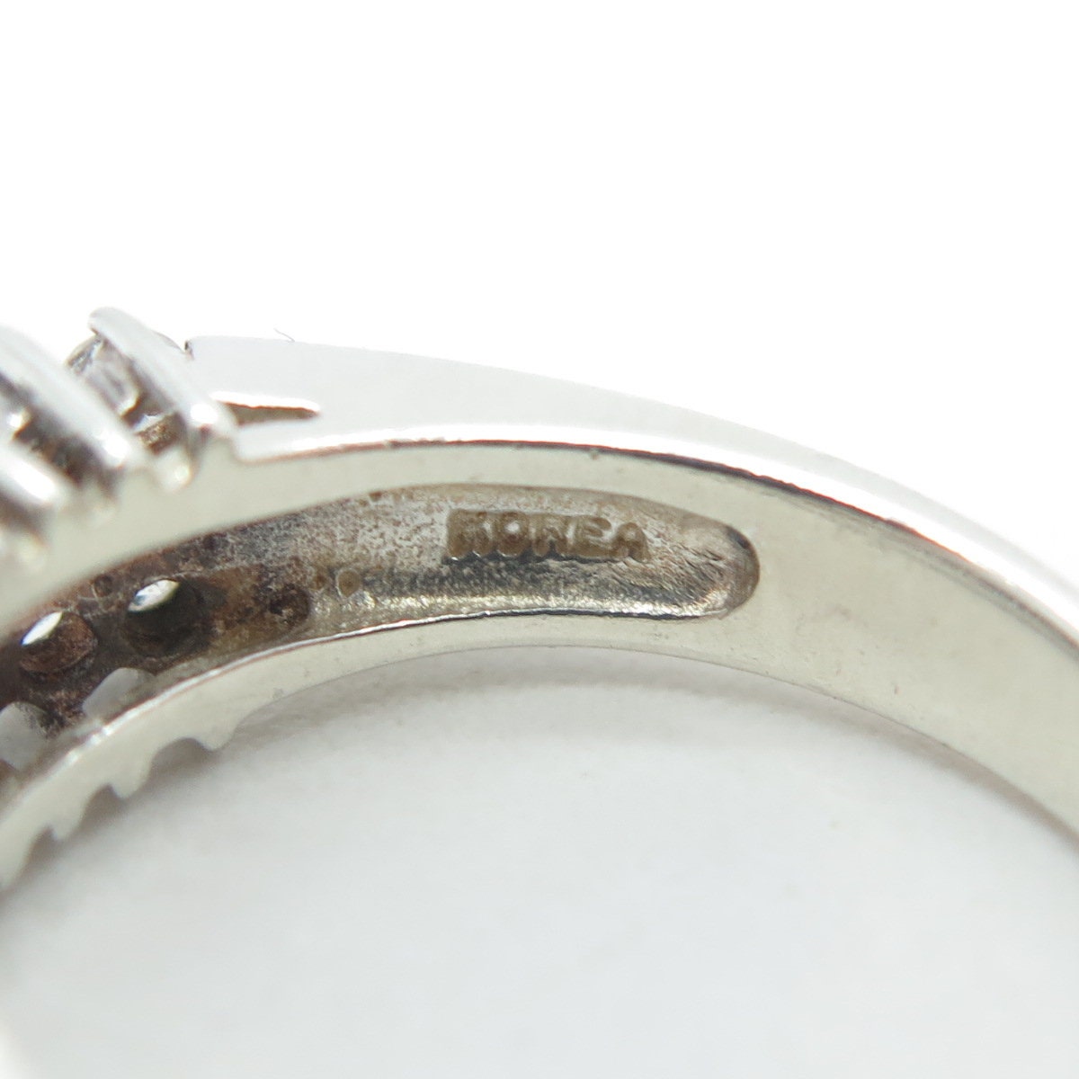 Vintage Sterling Silver Filigree Adjustable Ring 7.5