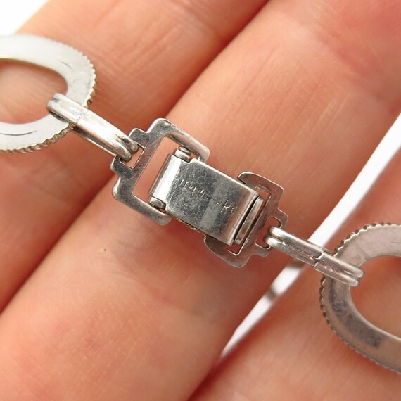 アクセサリー Vintage Silver Oval Tick Bracelet 925 Vintage Silver Oval Tick Bracelet 925