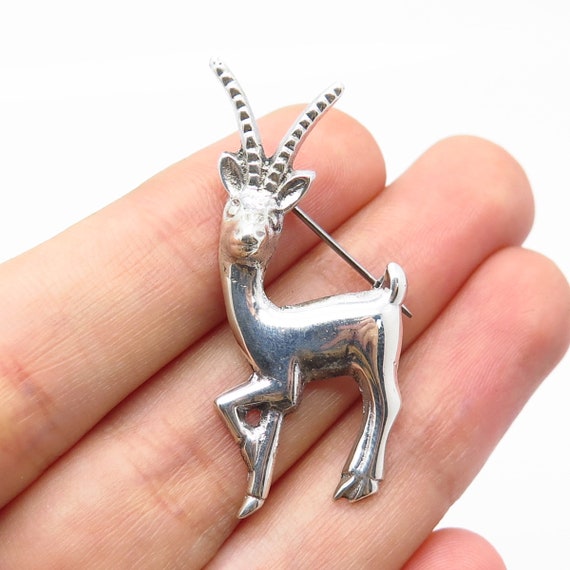 PIN BROOCH RARE. CORO STERLING DEER 1940'S - munimoro.gob.pe