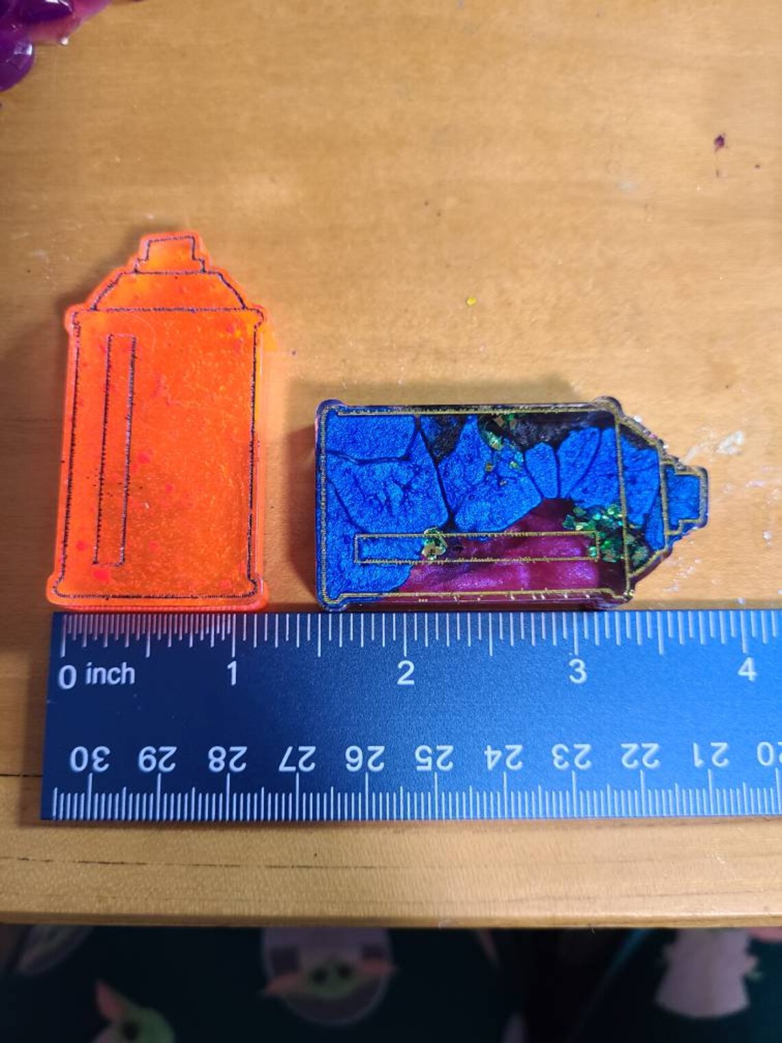 Spray Paint Can Resin Mold Silicone Keychain Earring Roach Etsy