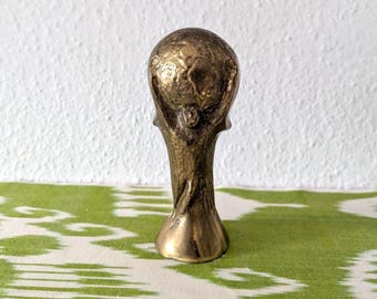 FIFA World Cup Trophy 1974 Vintage Brass or Bronze