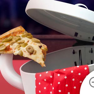 Junk Food fine art print, Creative photography poster, Kitchen restaurant wall decor, Pizza burger trash can photo, Foodie gift for him image 5