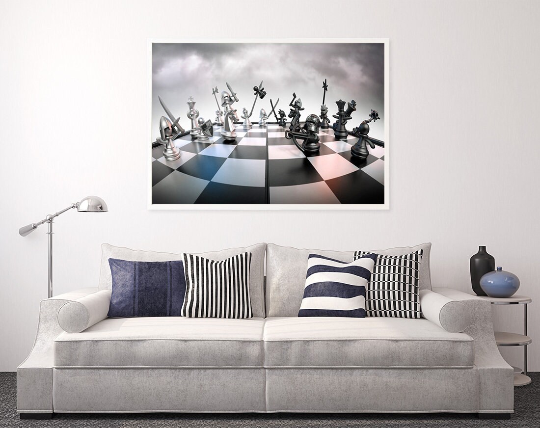 Chess Universe Posters and Prints Canvas Painting Modern Room Wall Art  Picture for Living Room Home Game Room Club Decor Cuadros - AliExpress