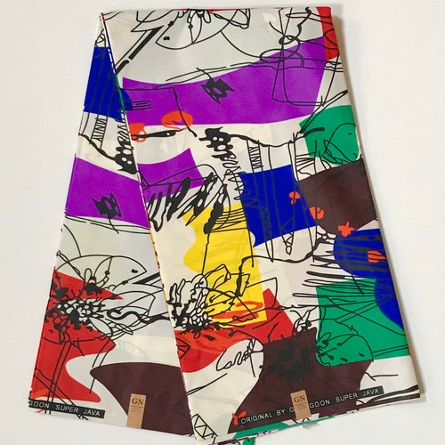 African Print Fabric/ Ankara Multicolored - Etsy