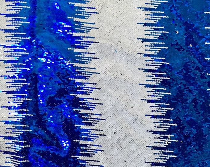 African Fabric/ Stretch Color Changing Sequin Fabric Blue Etsy