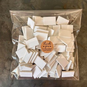 Minibuch Ornament BLANKS, 100 Blankobücher für Minibuchverzierungen, Holzrohlinge, Laserschnitt, Schaumstoff-Rohlinge