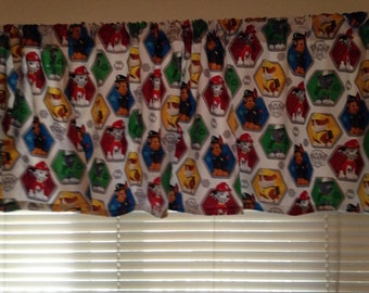 Curtain Panel Valance Tie Backs Paw Patrol Pillow Cover