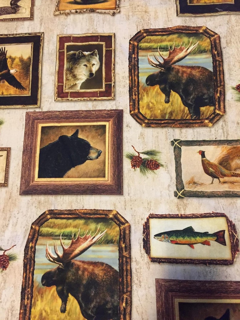 Valance Curtain Panel Tie Back Wildlife Pillow Cover