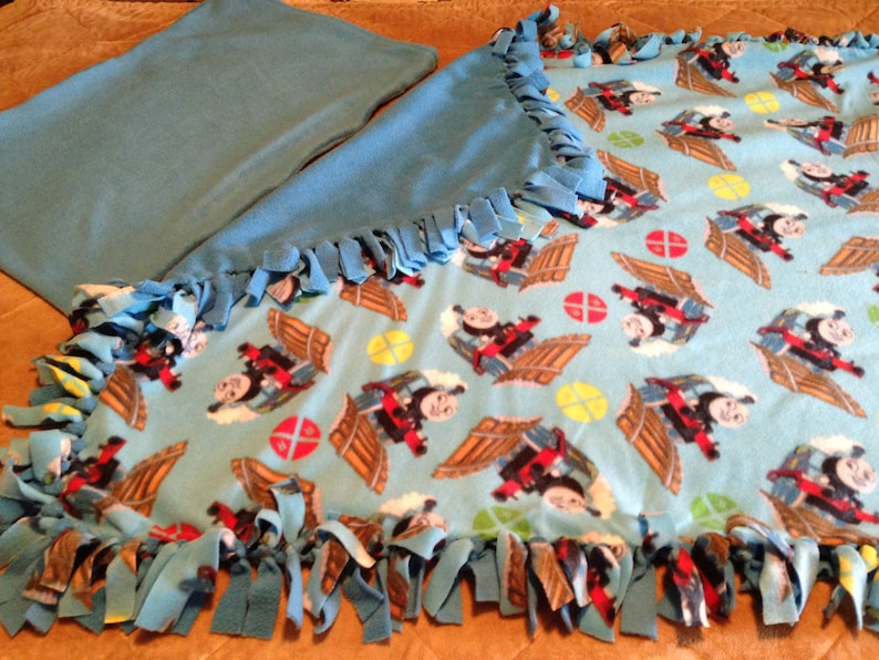 Handcrafted Fleece Thomas the Tain Blanket Sets