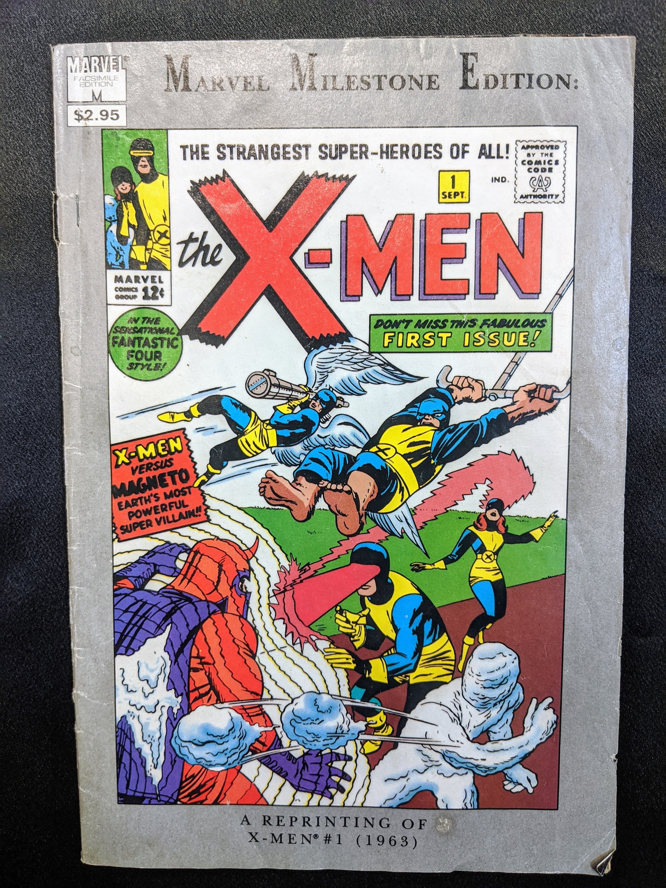 The X-Men 1 1993 Reprinting 1963 1st Series Marvel | Etsy