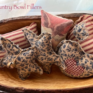 Patriotic Bowl Fillers,  Small American Flag Pillows