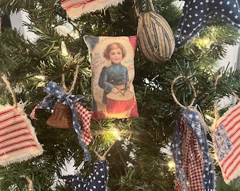 Primitive 4 th of July Bowl Fillers, 4th of July Ornaments
