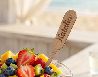 Custom Food Picks, Personalized with Name, Text or Logo, Dessert and Party Decor