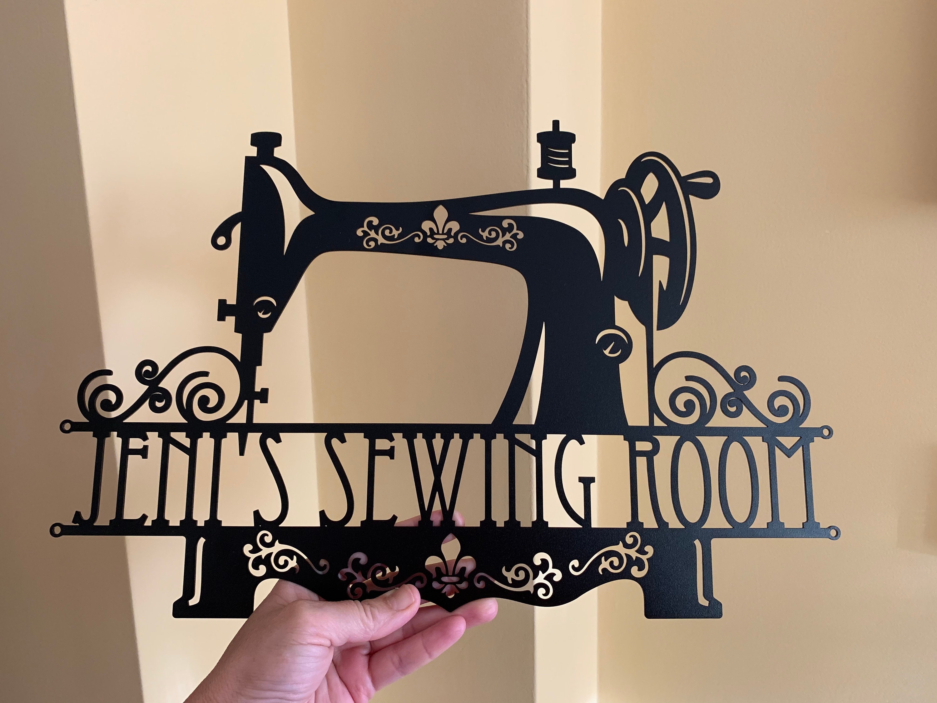 Personalized Sewing Room Sign Craft Room Decor Quilting Embroidery