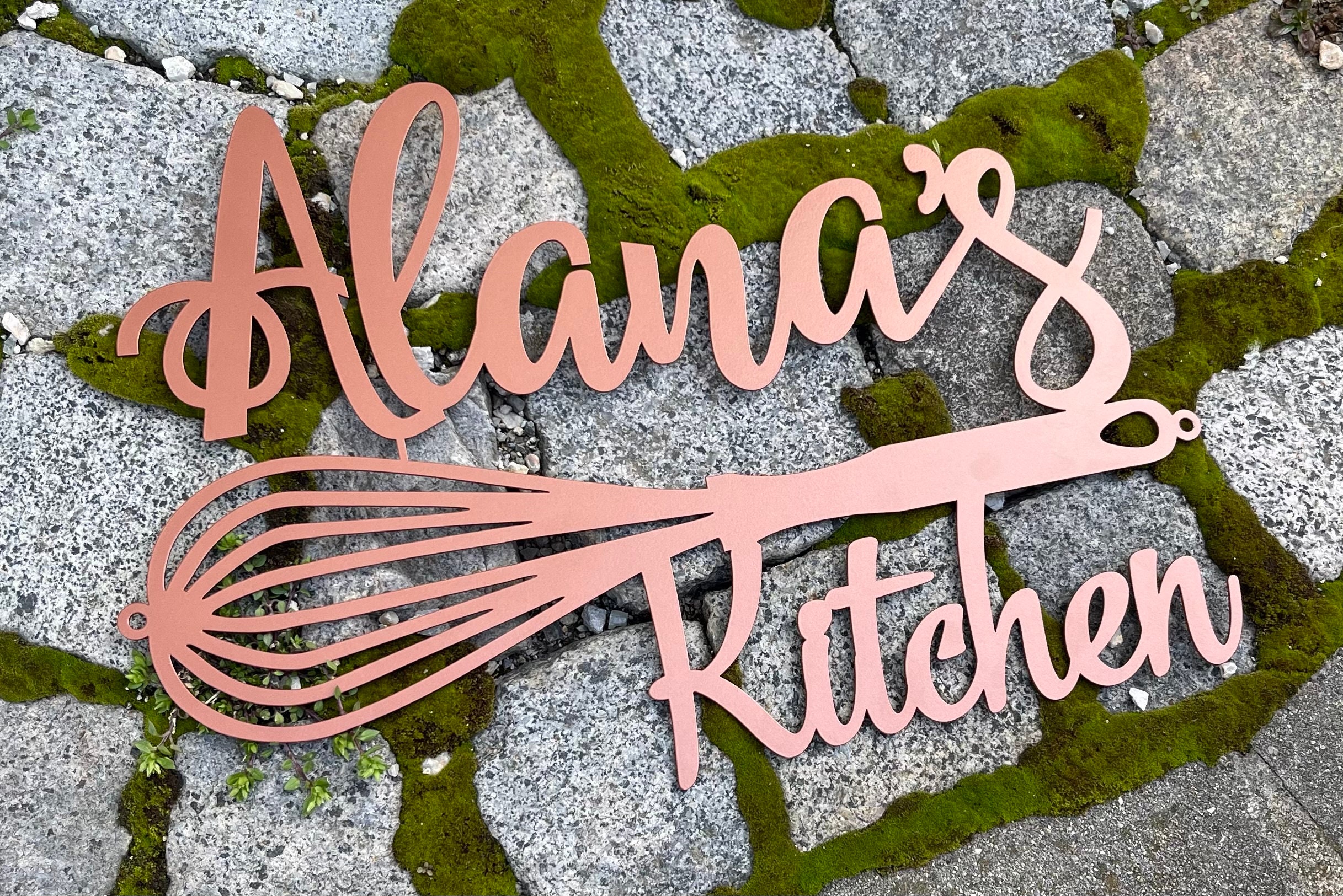 Custom Kitchen Name Sign, Personalized Kitchen Signs, Metal Kitchen Wall  Decor,Metal Wall Art,Custom Metal Sign,Kitchen Gifts,Mothers Day  Gifts,Gifts