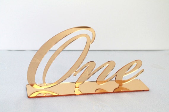 Custom Table Numbers - Script Table Numbers - Wedding Number Holders - Birthday Signs - Word Numbers - Wedding Decorations - Large Signs