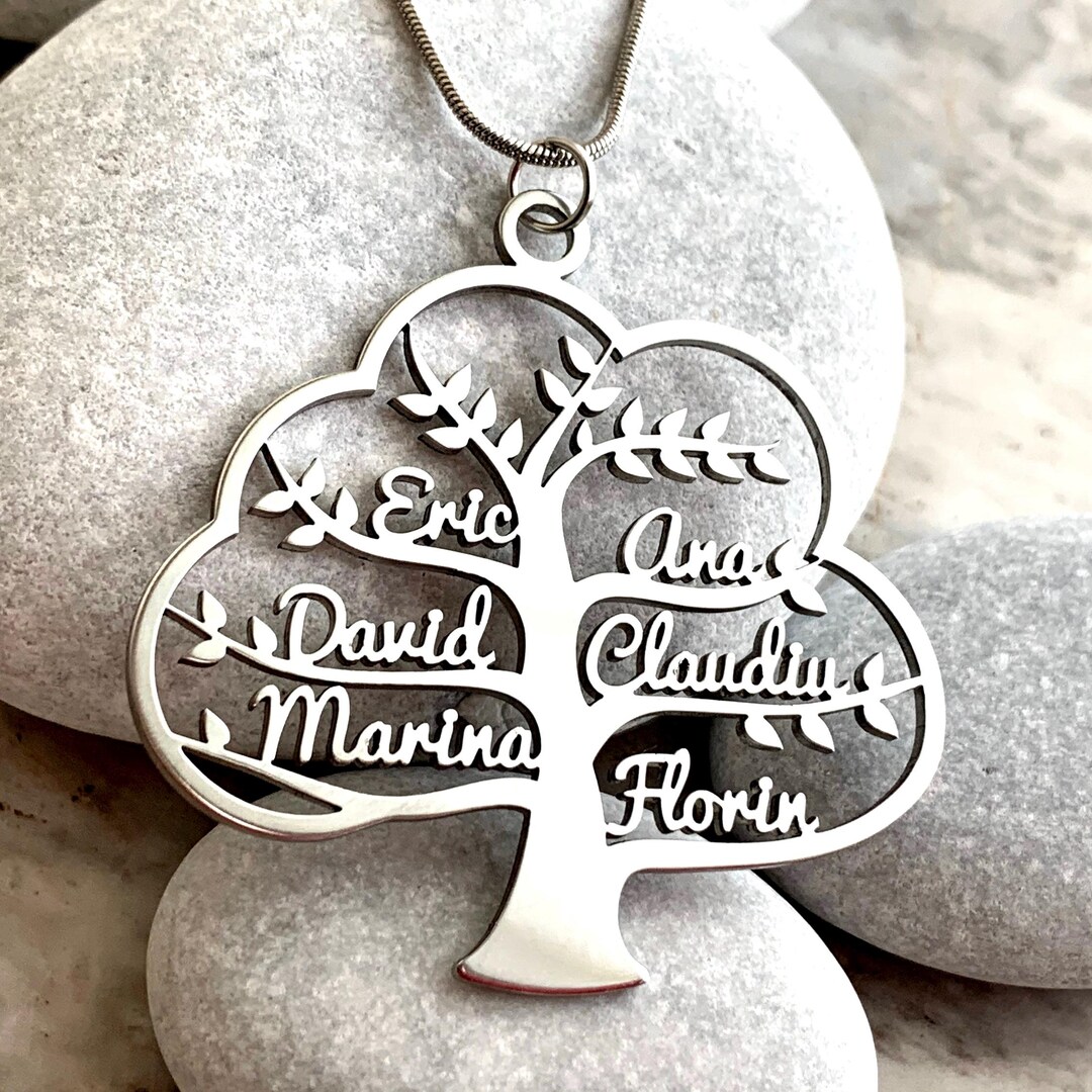 Name tree necklace discount