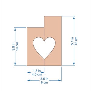 Christmas gift Wood Candle Holders Wooden Heart Shape Rustic tea light Holder Wedding Gift for Couple Home Decorations Table Centerpiece image 6