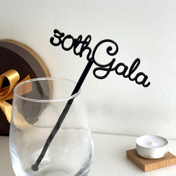 Personalized Name Drink Stirrers Swizzle Sticks Cocktail Wedding Calligraphy Guest Names Birthday Centerpiece Custom Laser Cut Acrylic Tags