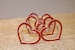 Valentine Centerpieces Napkin Ring Holders Red Heart Napkin Rings Valentine day gift Dinner party Tableware Bridal Shower Decor Birthday 