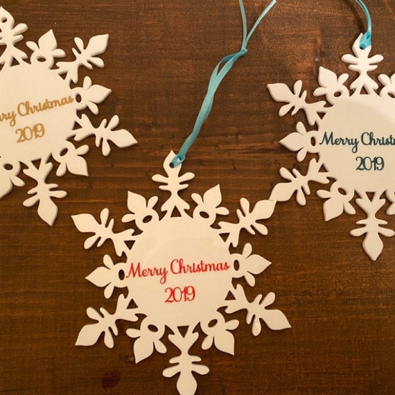 Décorations de Sapin de Noël, Glaçons en Acrylique Transparent Flocon de Neige Décorations Suspendues pour Sapin de Noël Fête du Nouvel An