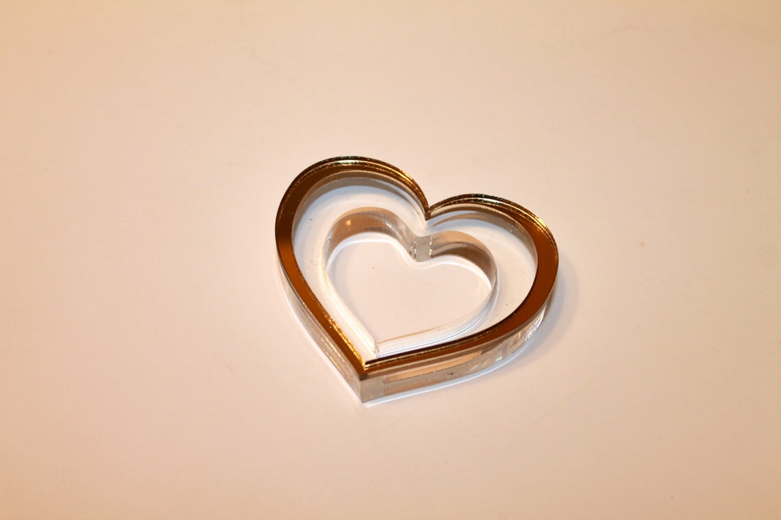 Gold Wedding Napkin Rings Heart Napkin Ring Holders Valentines Etsy
