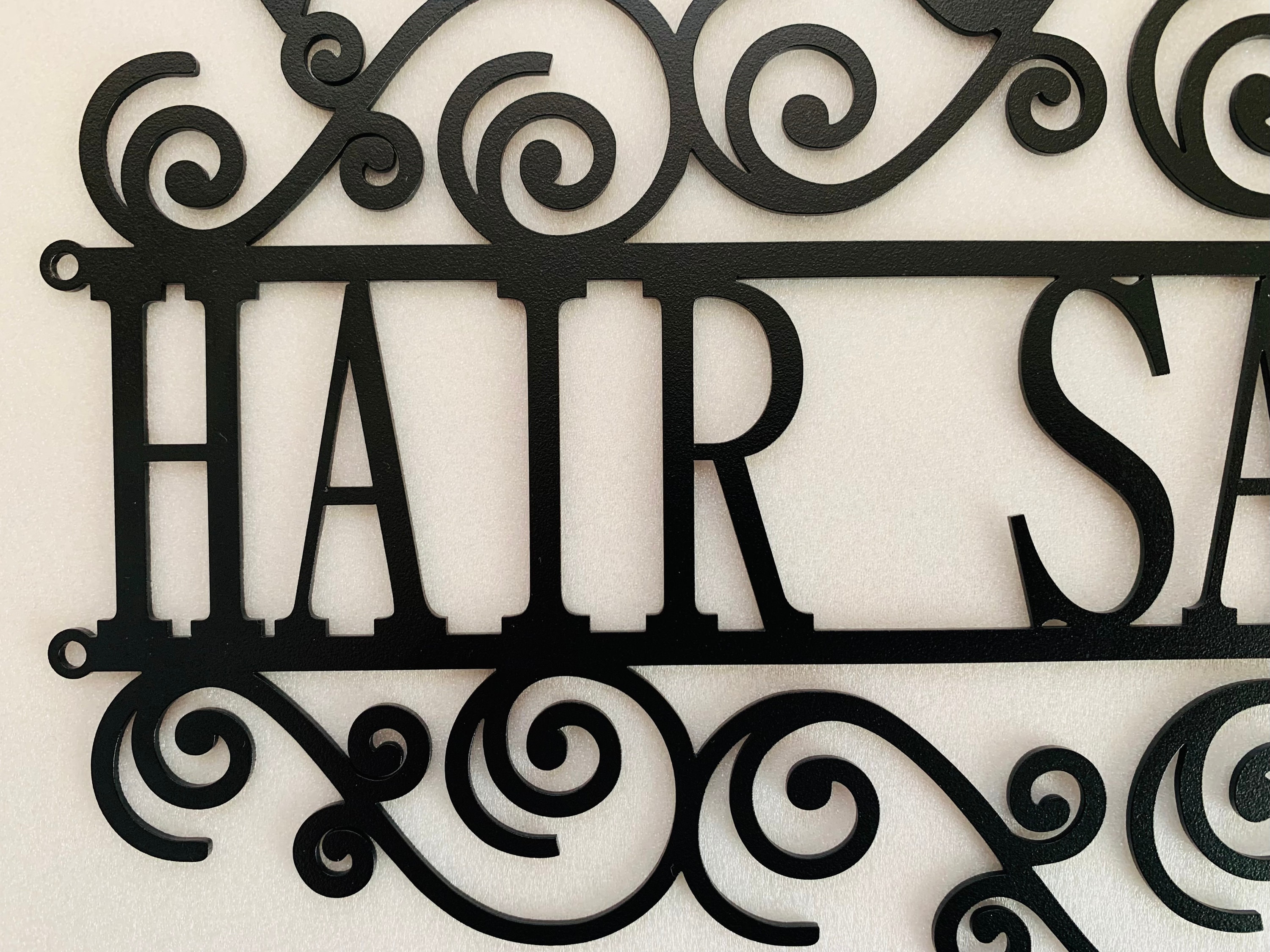 Personalized Hair Dresser Sign Custom Hair Salon Name Barber Sign Hair Stylist Name sold by ...