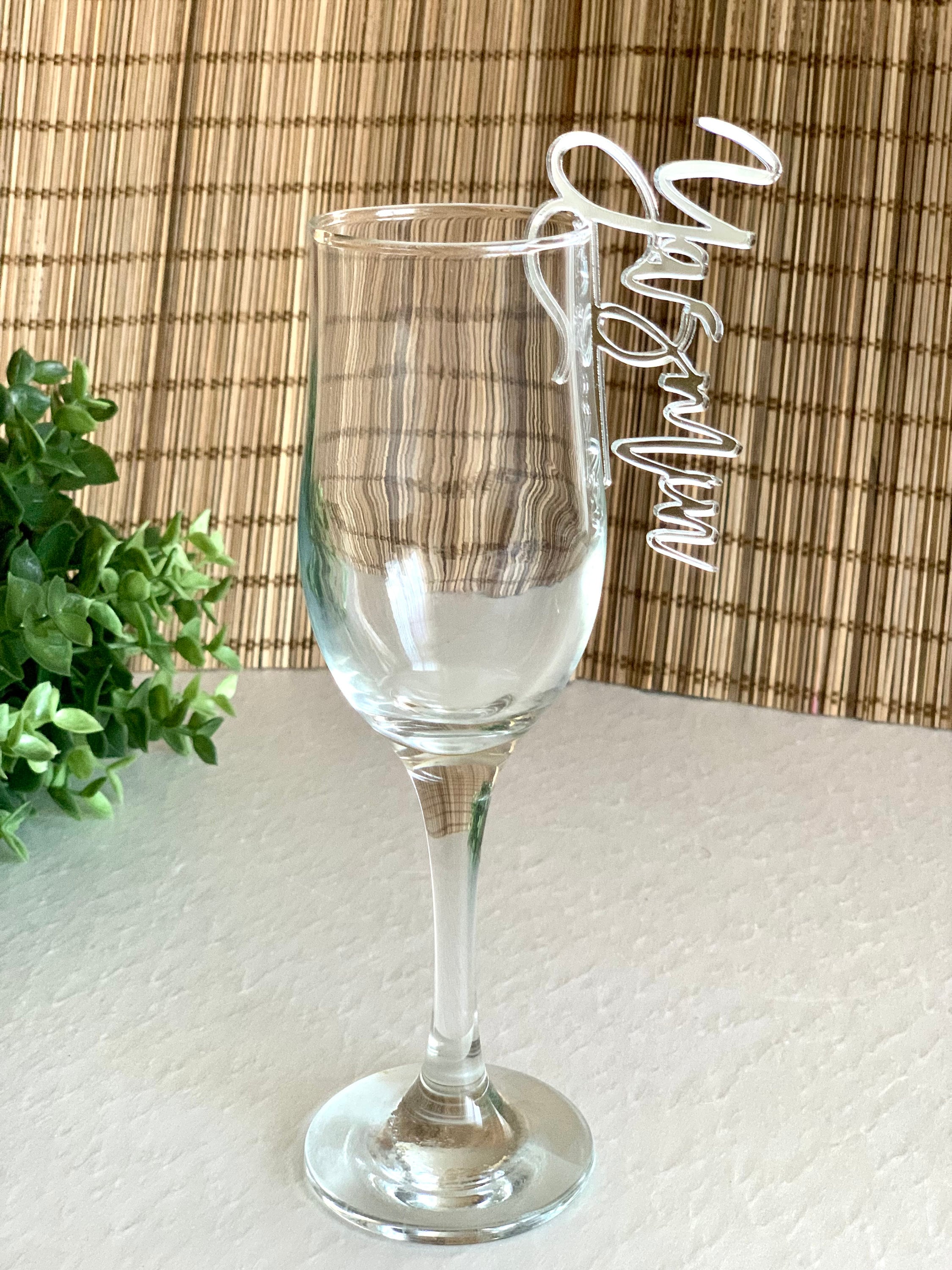 Personalized Wine Glass Charms - My Turn for Us