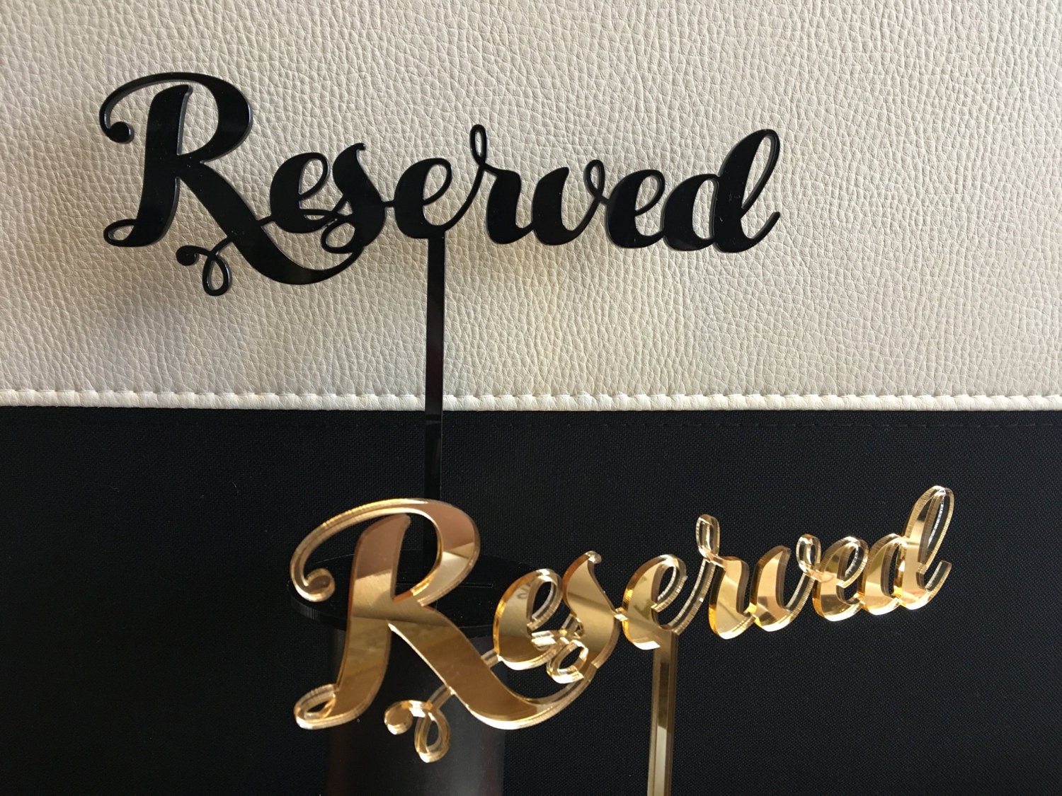 Reserved Table Sign Reserved Seating Reserved Sign for