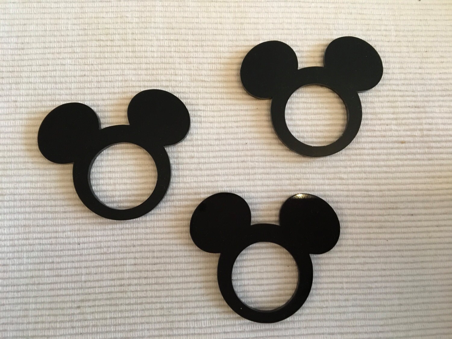 Mickey Napkin Rings Kids Cloth Napkins Mickey Theme Mickey Etsy