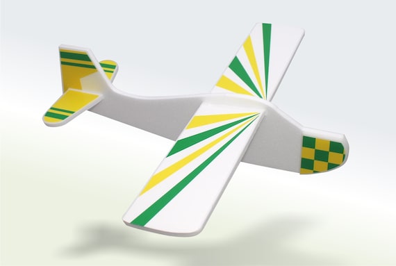 yellow airplane toy