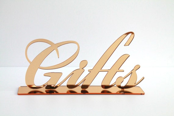 Gifts Table Sign Wedding Reception Decorations Reception Sign for Wedding Bridal Shower Birthday Party Decor Event Freestanding Letters