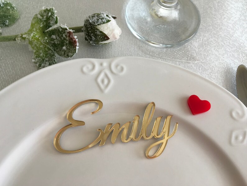 Personalized Wooden Names Wedding Place Cards Wood Letters Etsy Australia