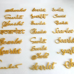 Goud mat gepersonaliseerde acryl plaatskaarten naaminstellingen bruiloft aangepaste lasergesneden gastennamen etentje tijdelijke aanduidingen plaat middelpunt