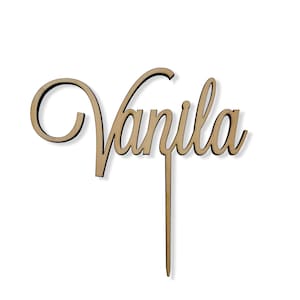 Custom Name Cake Topper – Personalized Birthday & Party Decor for Weddings, Baby Showers, Bachelorette, Communion – 6 Font Options Available