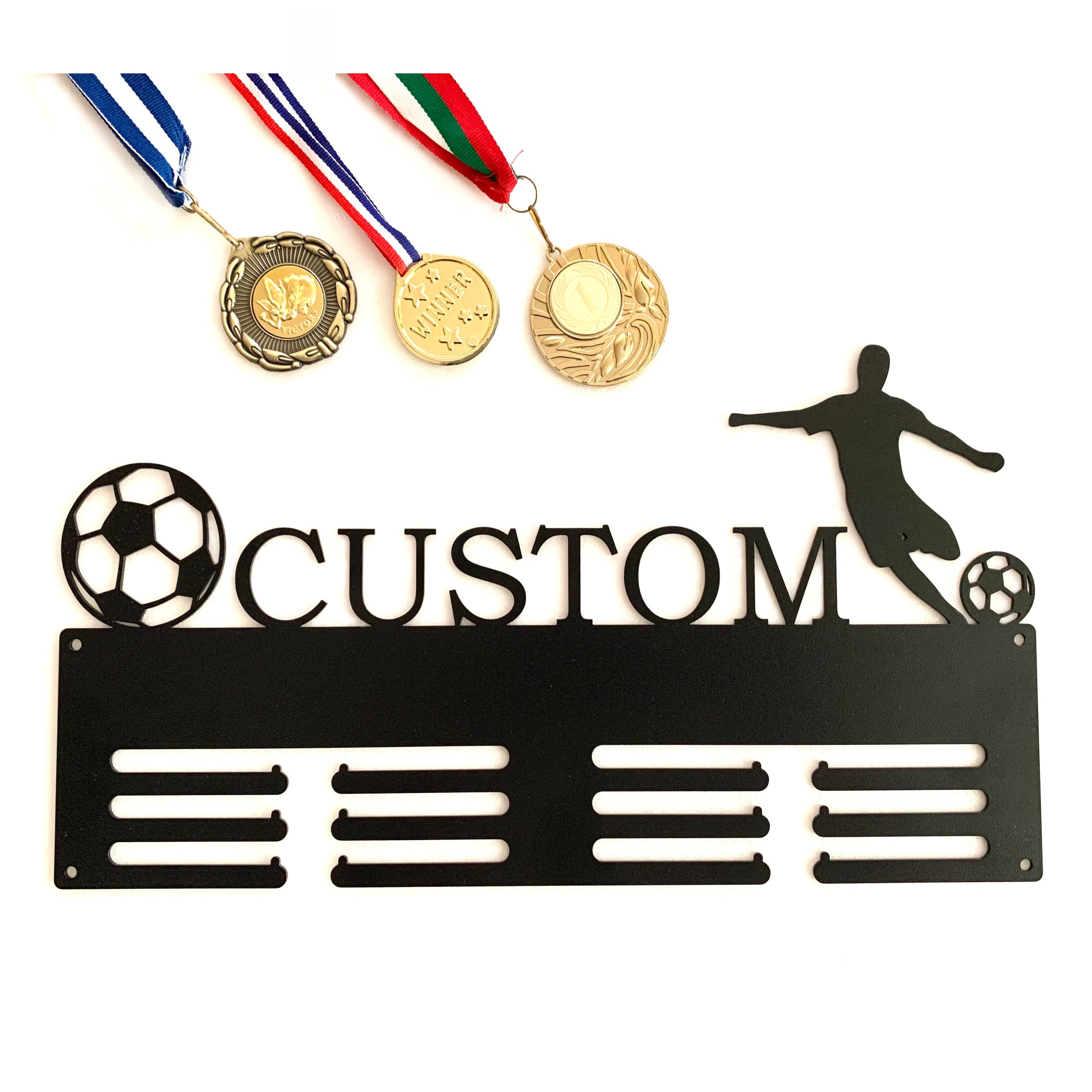 American Football Medal Hanger Display V2